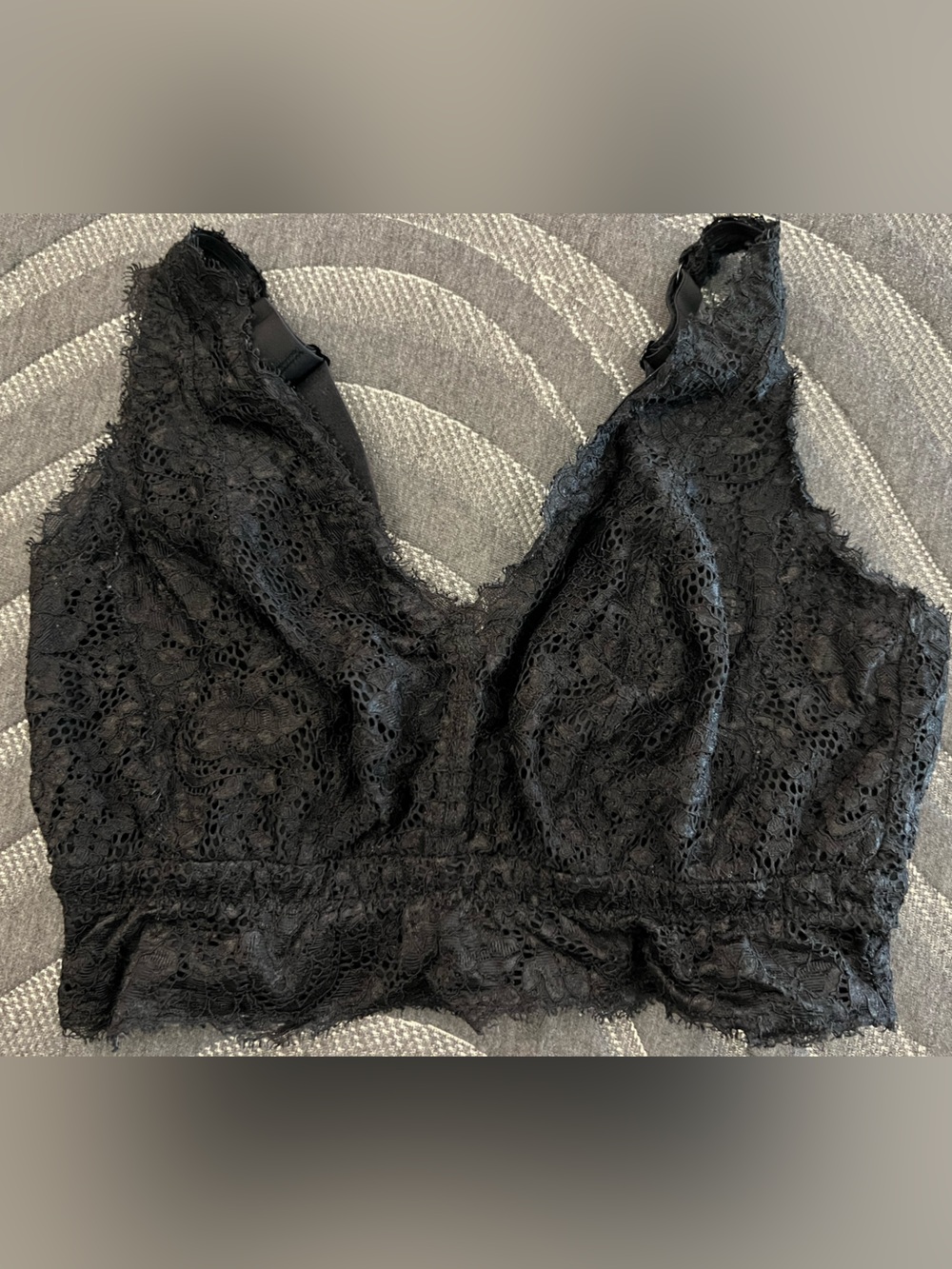 Cosabella Black Lace Bralette size large